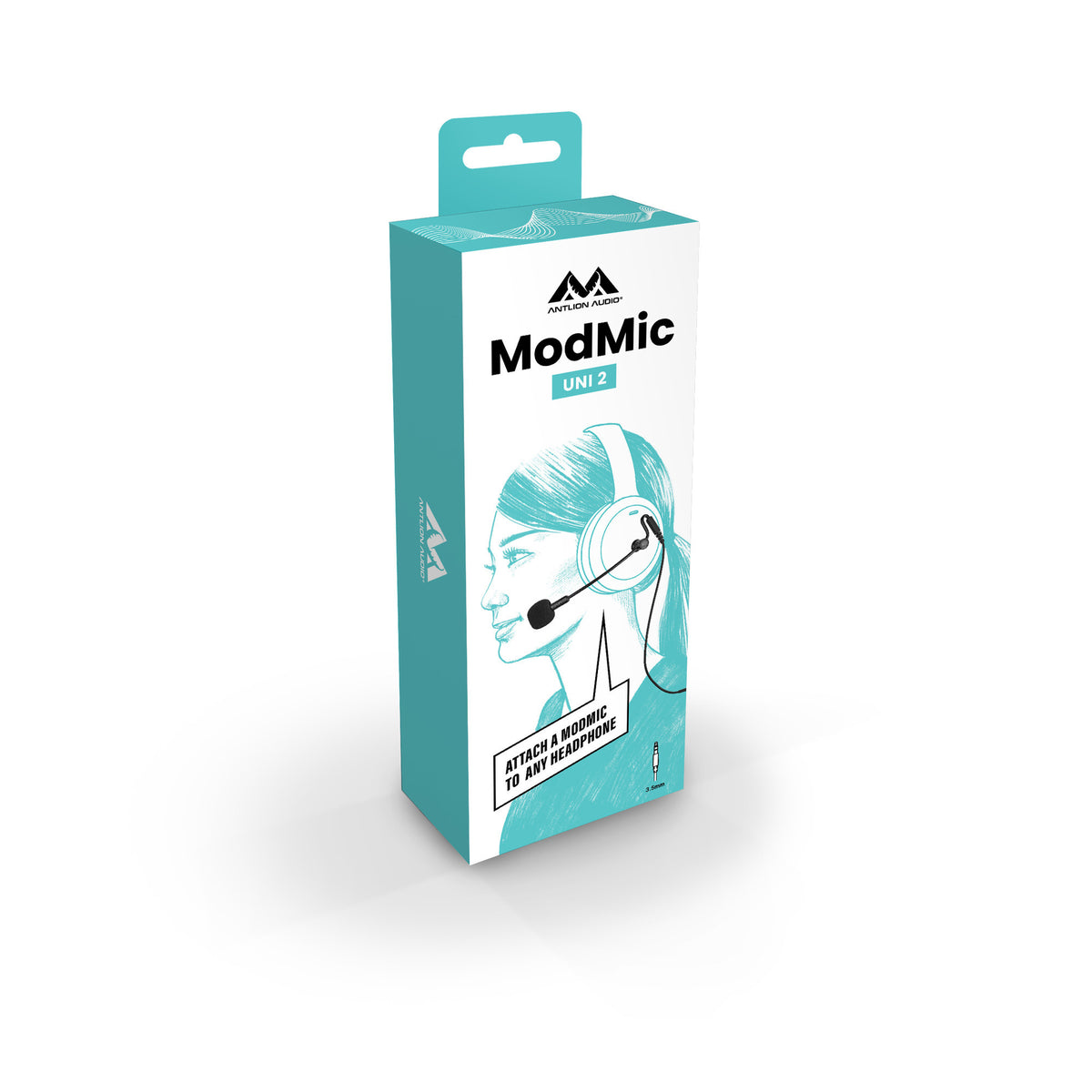 Antlion modmic uni 2+ microfoon (zwart, pc)