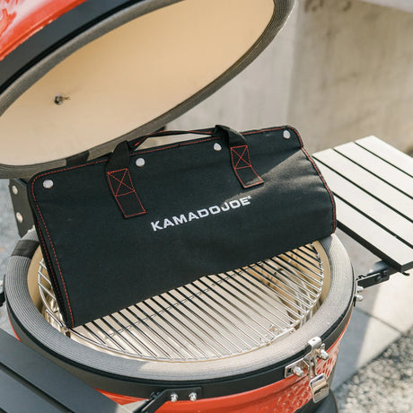Kamado Joe Krafted Steel Grillbesteck-Zubehörset, Grillbesteck (3-teilig, inklusive Tragetasche aus Segeltuch)