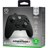 Powera Advantage Plus kabelgebundener Controller für Xbox Series X|s (Schwarz, Xbox Series X|s, Xbox One, PC)