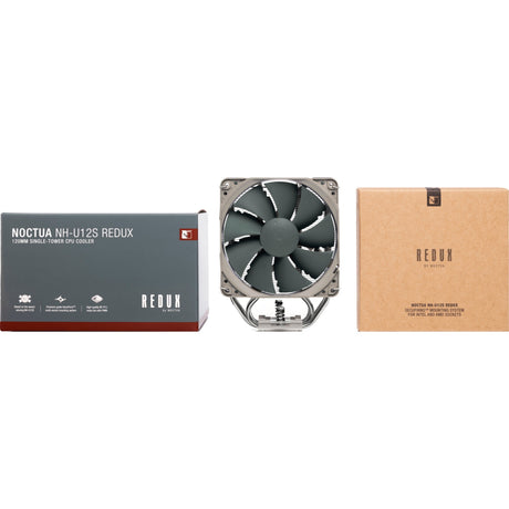 Noctua NH-U12S Redux CPU-Kühler (Grau, 4-Pin-PWM-Lüfteranschluss)