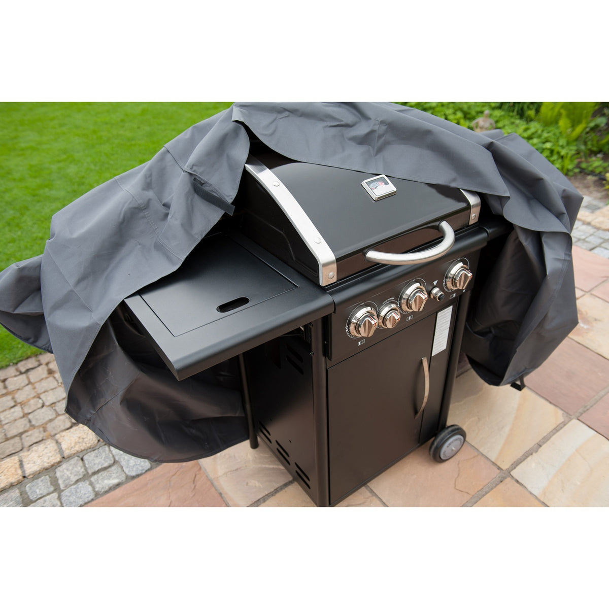 Nature Schutzhülle für Gasgrillabdeckung (schwarz, 6030610)