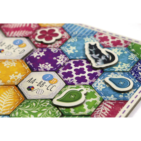White Goblin Games Calico Brettspiel (niederländisch, 1 - 4 Spieler, 45 Minuten, ab 10 Jahren)