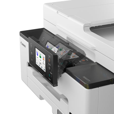 Canon maxify gx2051 All-in-One-Tintenstrahldrucker mit Faxfunktion (Weiß, Drucken, Kopieren, Scannen, Faxen, WLAN)