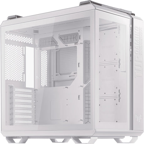 Asus TUF Gaming GT502 Midi-Tower-Gehäuse (weiß | 2x USB-A | 1x USB-C | gehärtetes Glas)