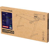 Vertrauen Sie dem GXT 709 Luminus RGB-Gaming-Schreibtisch