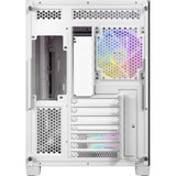 Antec C5 Curve Argb Midi-Tower-Gehäuse (weiß | 2x USB-A | 1x USB-C | gehärtetes Glas)
