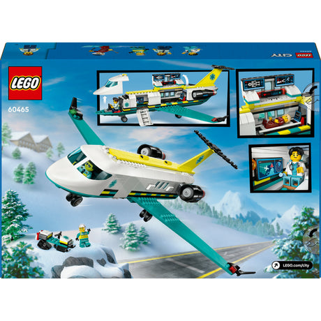 Lego® City Ambulanzflugzeug, Spielzeugflugzeug – 60465
