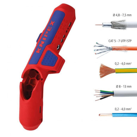 Knipex Universal-Demontagewerkzeug - Ergostrip links - rot