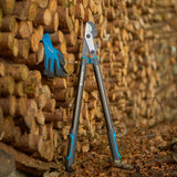 Gardena Amboss-Gartenschere Energycut Pro L, mit Ambossschliff (grautürkis, 75cm, für trockenes Holz)