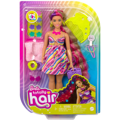 Barbie-Puppe mit totalen Haaren