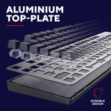 Trust gxt 871 zora mechanisch gaming toetsenbord (zwart, us lay-out (qwerty), huano red, 100%, rgb)