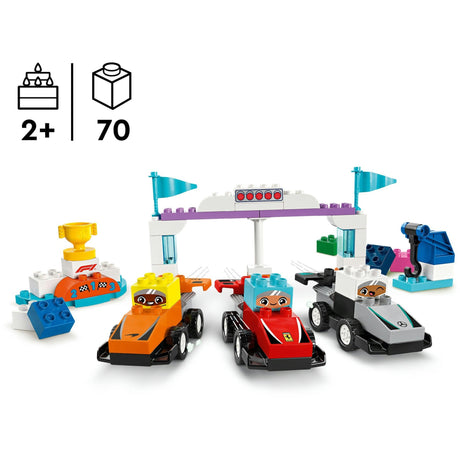 Lego Duplo Town 10445 F1-Team-Rennwagen und Fahrer