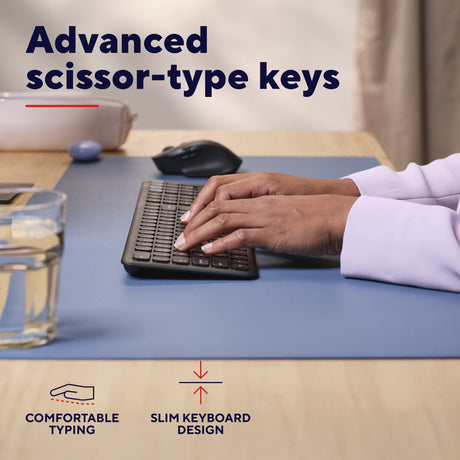 Vertrauen Sie der kabellosen Vaiya-Tastatur (schwarz, US-Layout (QWERTZ), 100 %, Bluetooth 2,4 GHz)