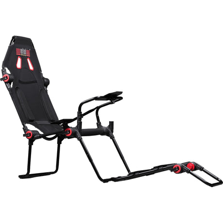 Next Level Racing F-GT Lite faltbarer Rennsimulator (Schwarz Rot)