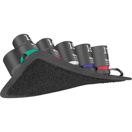 Wera Belt C Impactor 1 Steckschlüsselsatz, 1 2 Steckschlüssel (schwarz, 9-teilig, für Schlagschrauber)