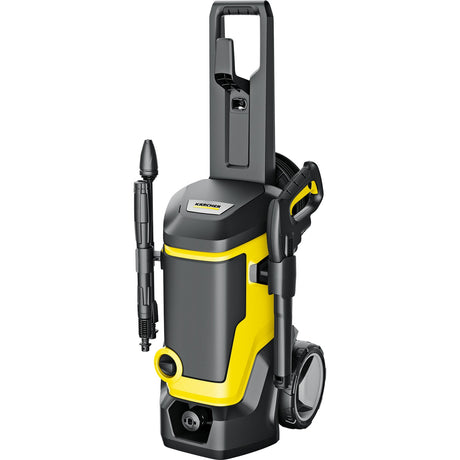 Kärcher K 7 WCM Premium Home Hochdruckreiniger (Gelb Schwarz, mit Schmutzfräse, Schlauchtrommel und Flächenreiniger)