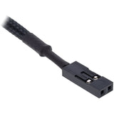 Alphacool Eiszapfen Temperatursensor G1 4 IG IG mit AG-Adapter (schwarz)
