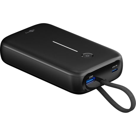Goobay Powerbank 20.000 mAh – 30 W (schwarz, USB-C PD)