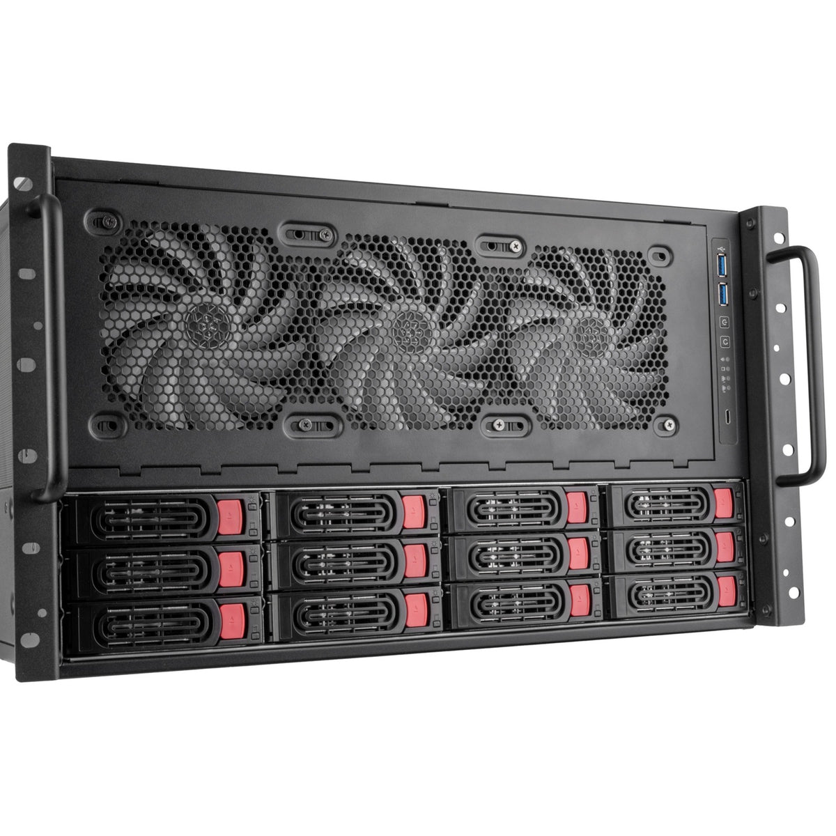 Silverstone rm61-312, Rack, Servergehäuse (schwarz | 6u)