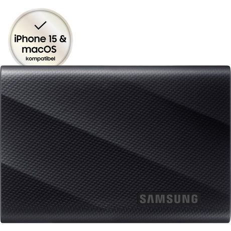 Samsung Portable T9 2 TB externe SSD (schwarz, mu-pg2t0b eu, USB-C 3.2 (20 GBit s))