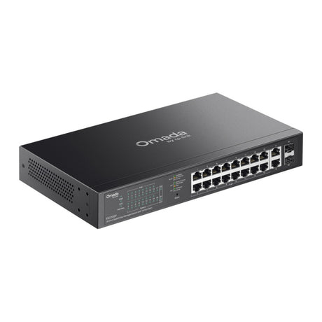Tp-Link Omada ES220GP 20-Port-Gigabit-Easy-Managed-Switch (schwarz, 16x PoE+, 2x Gigabit SFP)
