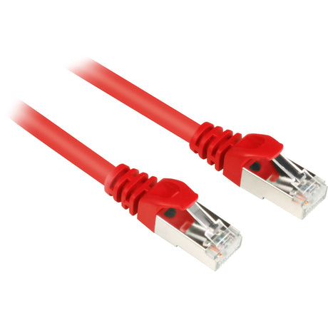 Sharkoon Netzwerkkabel SFTP, RJ-45 mit Cat.6 (rot, 2 Meter)