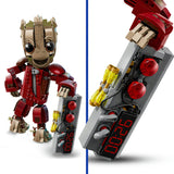 Lego Marvel Large im Ravager-Overall – baubares Superheldenspielzeug für Kinder – 76341