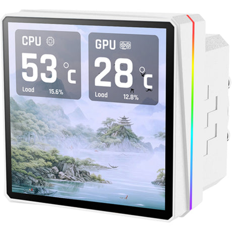 Thermaltake TH360 V3 Ultra ARGB Sync AIO Flüssigkeitskühler – Snow Edition Wasserkühlung (weiß)
