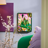 Lego 75685 „Wicked Emerald City“ als Wandkunst