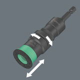 Wera 881 4 1 SB Distanzstück mit variabler Schraubentiefeneinstellung, 1 4 x 95 mm Bit (schwarz grün)
