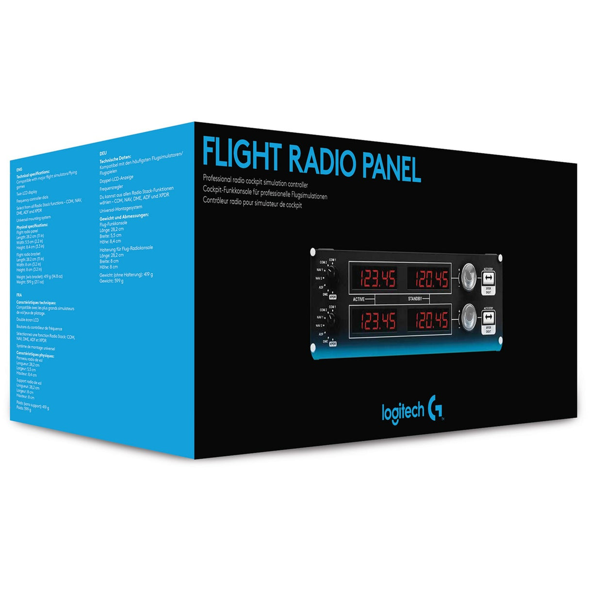 Logitech Saitek Flugradio -Panel