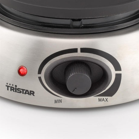 Tristar fo-1100 Fondue (Edelstahl, 8 Personen, 1300 W, geeignet für Öl, Schokolade und Käse)