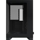 Fractal design pop 2 vision rgb midi tower behuizing (zwart | 1x usb-a | 1x usb-c | rgb | tempered glass)