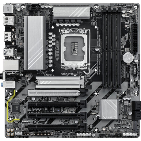 Gigabyte B860M DS3H WiFi 6E Sockel 1851 Motherboard (RAID, 2,5 GB LAN, WiFi 6E, BT, Sound, µATX)