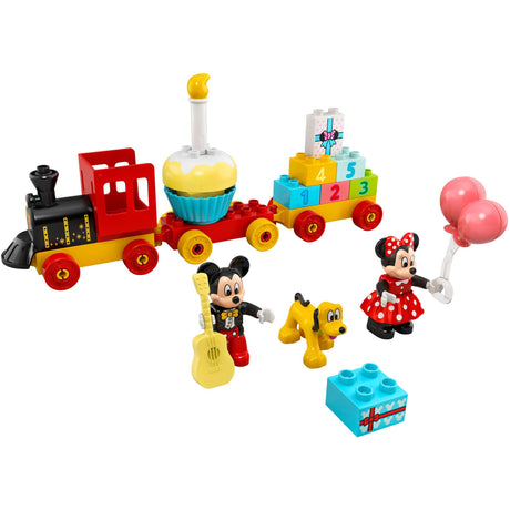 Lego Duplo Disney Mickey Minnie Geburtstagszug, baubares Spielzeug für Kleinkinder 10941