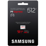 Samsung p9 express 512 gb microsdxc express geheugenkaart (wit, class 3 (u3), uhs-i u3, v30, a1)