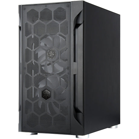 Silverstone sst-fah1mb-pro Midi-Tower-Gehäuse (schwarz | 3x USB-A | RGB | gehärtetes Glas)
