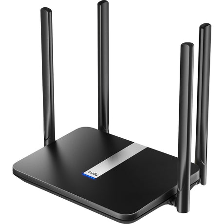 Cudy AC1200 Wi-Fi Mesh 4G LTE Cat4 Router (Schwarz, Mesh, App, Nano-SIM-Steckplatz)