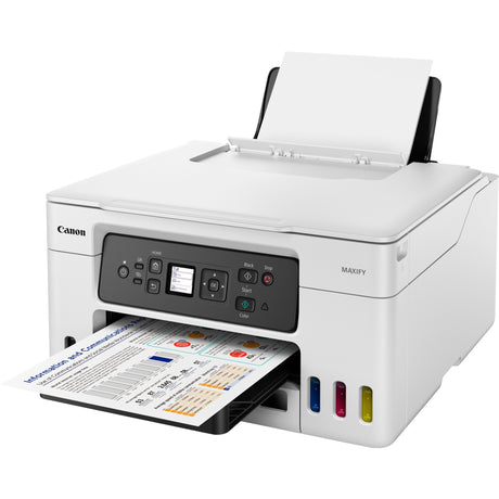 Canon Maxify GX3050 All-in-One-Tintenstrahldrucker (Weiß, Scannen, Kopieren, WLAN)