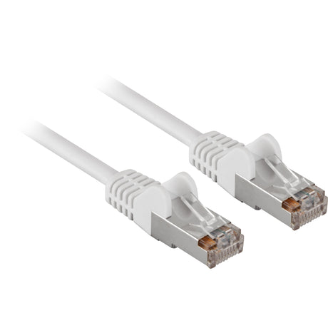 Goobay Netzwerkkabel RJ-45 F UTP mit Cat.5e (weiß, 30 Meter)