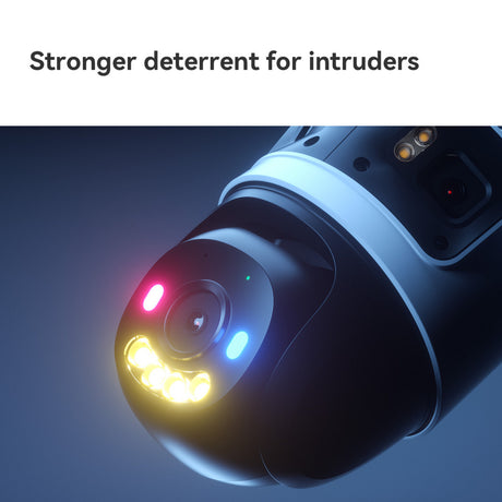 Imou cruiser triple beveiligingscamera (wit, 11mp (3840×2160), wifi 6)