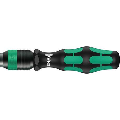 Wera Bit-Handhalter 813 R mit Rapidaptor Bithalter-Schraubendreher (schwarz grün, 90 mm)