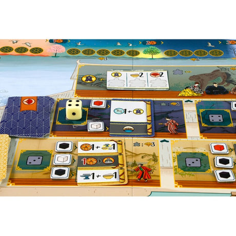 999Games 999 Games Das weiße Schloss von Himeji Brettspiel (niederländisch, 1 – 4 Spieler, 80 Minuten, ab 12 Jahren)