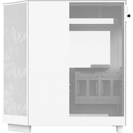 Nzxt h6 flow midi tower housing (white | 2x USB-A | 1x USB-C | tempered glass)