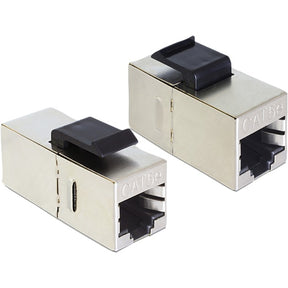 Delock Keystone Modul RJ45 Buchse > RJ45 Buchse Cat.5e kompakt