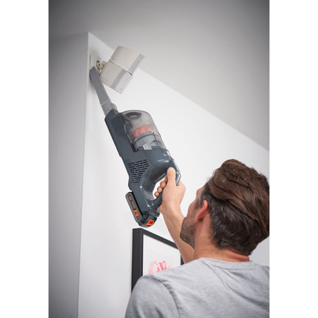 Black+Decker bhfea18d1-qw 18 V 2,0 Ah 2-in-1-Stabstaubsauger mit abnehmbarem Akku (18 V 2,0 Ah Akku und Ladegerät im Lieferumfang enthalten)