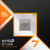 AMD 100-100001084wof Ryzen 7 9800x3D CPU, AM5, 8c 16t, 4,7 5,2 GHz, 96 MB, 120 W, verpackt
