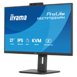 Iiyama prolite xb2797qsnph-b1 27 monitor (zwart, hdmi, displayport, usb-c, lan, audio, webcam)