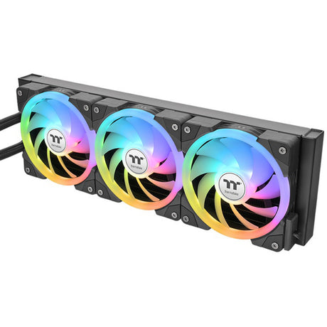 Thermaltake Minecube 360 Ultra Arbb Sync AIO Flüssigkeitskühler Wasserkühlung (Schwarz)