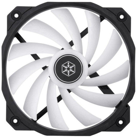 Silverstone Shark Force 160 ArGB Gehäuselüfter (schwarz, 160 x 160 x 25 mm, PWM)